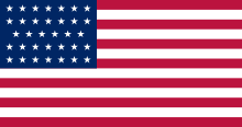 34 star US flag
