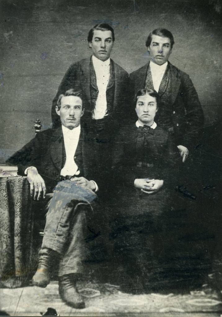 Gabriel Burgess Family 1861